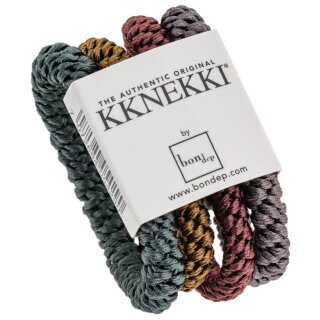 Kknekki Haargummi Bundle 4er Set Ocker olive