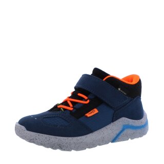 Superfit Halbschuhe Kicks blau orange Klettverschluss Weite W weit GoreTex