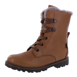 Froddo Stiefel Winterstiefel Maxine Tex Furry cognac braun Schnürung warm gefüttert Wolle 40