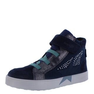 Superfit Halbschuhe Stella blau Klettverschluss leicht gefüttert SympaTex Weite M mittel