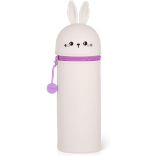 Legami 2-in-1 Federmäppchen Etui Kawaii aus Silikon Hase