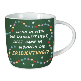 Grafik Werkstatt Gute Laune Tasse wenn im Wein die Wahrheit liegt