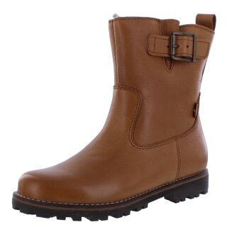 Froddo Stiefel Winterstiefel Maxine Buckle cognac braun Leder warm gefüttert Wolle