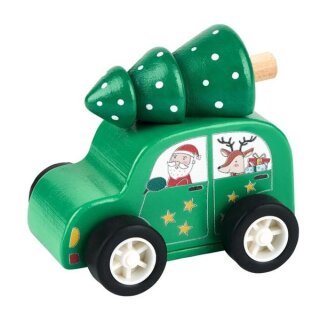 Moses Verlag Holz-Weihnachtsflitzer mit Rückziehmotor farbig sortiert