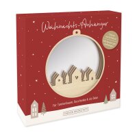 Grafik Werkstatt Weihnachts-Anhänger Häuser aus...