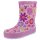 Koel Barfußschuhe Gummistiefel Wellie Barefoot Multi fuchsia flowers