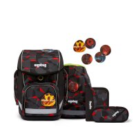Ergobag Cubo Schulranzen TaekBärdo rot schwarz