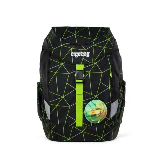 Ergobag Mini Kindergartenrucksack Rucksack CyBär Race schwarz grün