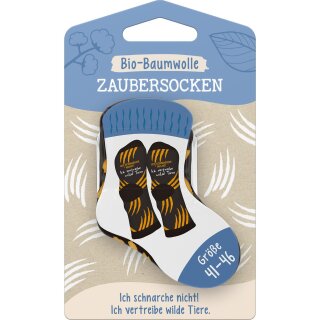 Sheepworld Zaubersocken Bio-Baumwolle Ich schnarche nicht Größe 41-46