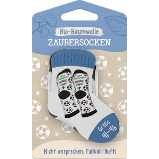 Sheepworld Zaubersocken Bio-Baumwolle Nicht ansprechen Fusssball läuft Größe 41-46