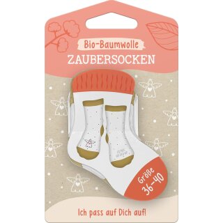 Sheepworld Zaubersocken Bio-Baumwolle Schutzengel Größe 36-40