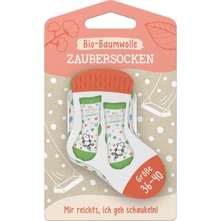 Sheepworld Zaubersocken Bio-Baumwolle Mir reichts Größe 36-40