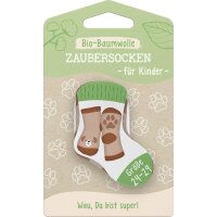 Sheepworld Zaubersocken Kinder Bio-Baumwolle Wau, Du bist...