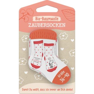 Sheepworld Zaubersocken Bio-Baumwolle Damit Du weißt, Größe 36-40