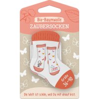 Sheepworld Zaubersocken Bio-Baumwolle Die Welt ist...