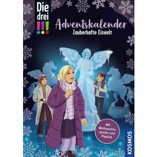 Kosmos Die drei !!! Adventskalender Buch Zauberhafte Eiswelt