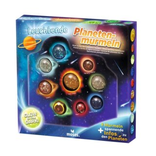 Moses Verlag Leuchtende Planeten-Murmeln