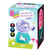 Moses Verlag LED-Glitzer Zauberkugel Einhorn