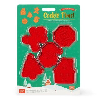 Legami Cookie Time Christmas Keksausstecher 5-teilig