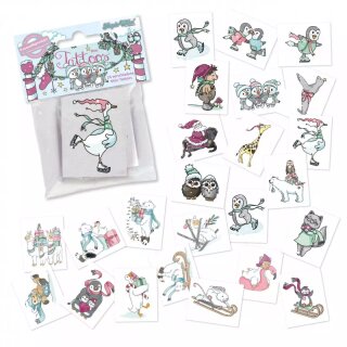 Lutz Mauder Mini-Tattoo-Set Weihnachten 24-tlg TapirElla