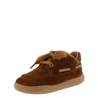 Micio Halbuschuhe Barfußschuhe cognac Schnürung