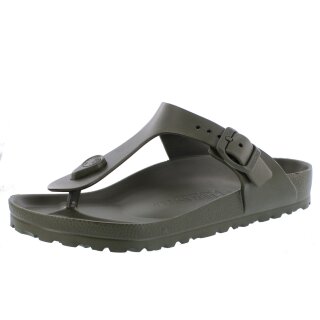 Birkenstock Sandalen Gizeh EVA Pantolette Badeschuhe khaki grün Weite normal