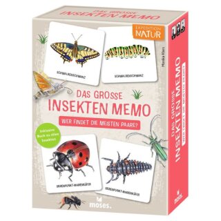 Moses Verlag Expedition Natur - Das große Insekten Memo
