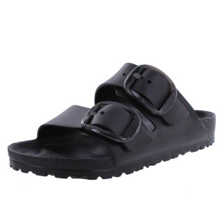 Birkenstock Sandalen Arizona EVA Big Buckle Badeschuhe black schwarz schmale Weite