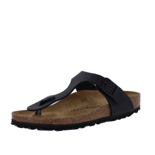Birkenstock Sandalen Gizeh BS Zehensteg black schwarz Weite schmal Leder