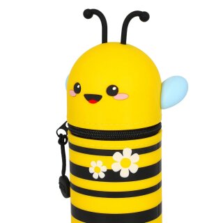 Legami 2-in-1 Federmäppchen Etui Kawaii Silikon Biene