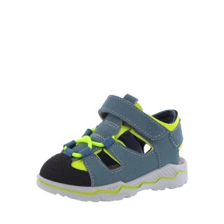 Ricosta Sandalen Spangenschuhe Gery arctic neongelb blau Weite M mittel Stefan