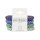 Kknekki Haargummi Bundle 4er Set mint lila grün Glitzer Bundle 59