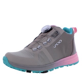 Vado Halbschuhe Fresh Mid GTX Boa grey pink türkis Weite medium weit