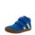 Koel Barfußschuhe Halbschuhe David Leder blau gelb barefoot Klettverschluss