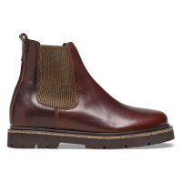 Birkenstock Boot Highwood Slip On braun chocolate Glattleder schmale Weite