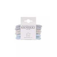 Kknekki Haargummi Slim Bundle 6er Set  hellblau silber...