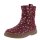 Ocra Winterstiefel Stiefel Holywood bordeaux Sternchen gefüttert Lammwolle