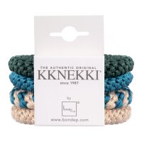 Kknekki Haargummi Bundle 4er Set Beige, gold, petrol,...