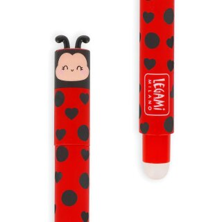 Legami löschbarer Gel Stift Erasable Pen Marienkäfer Farbe rot