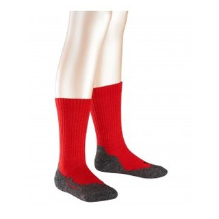 Falke Socken Active Warm rot grau