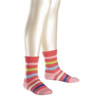 Falke Socken rosa blau grau gestreift