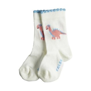 Falke Söckchen Socken weiß mit rosa Dino
