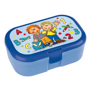 Lutz Mauder Lunchbox Frühstücksbox Schulanfang Jungen blau