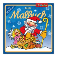 Lutz Mauder Mini Malbuch Weihnachten mit Stickern  3fach...