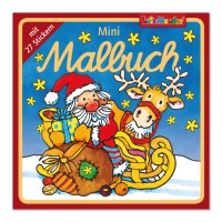 Lutz Mauder Mini Malbuch Weihnachten mit Stickern  3fach...