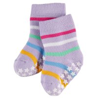 Falke Stoppersocken Catspads lila bunt gestreift