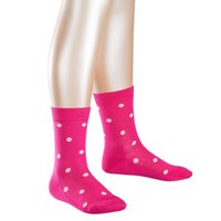 Falke Socken pink mit weißen Punkten