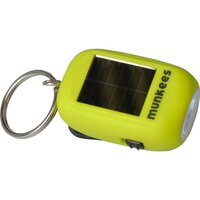 Munkees Lampe Schlüsselanhänger Solar Dynamo grün