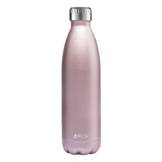 FLSK Trinkflasche Edelstahl 750 ml roségold matt